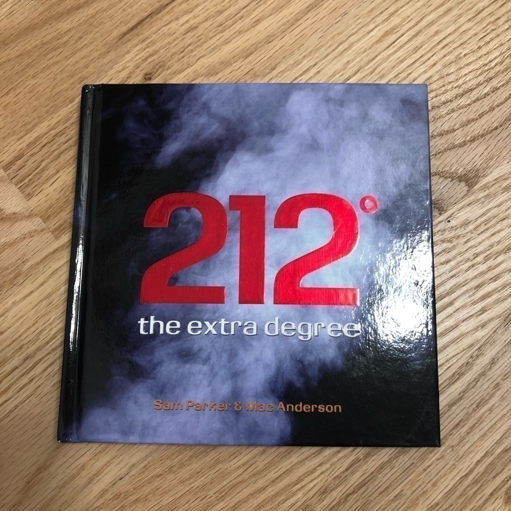 212 Degrees Hardcover Book Sam Parker Anderson